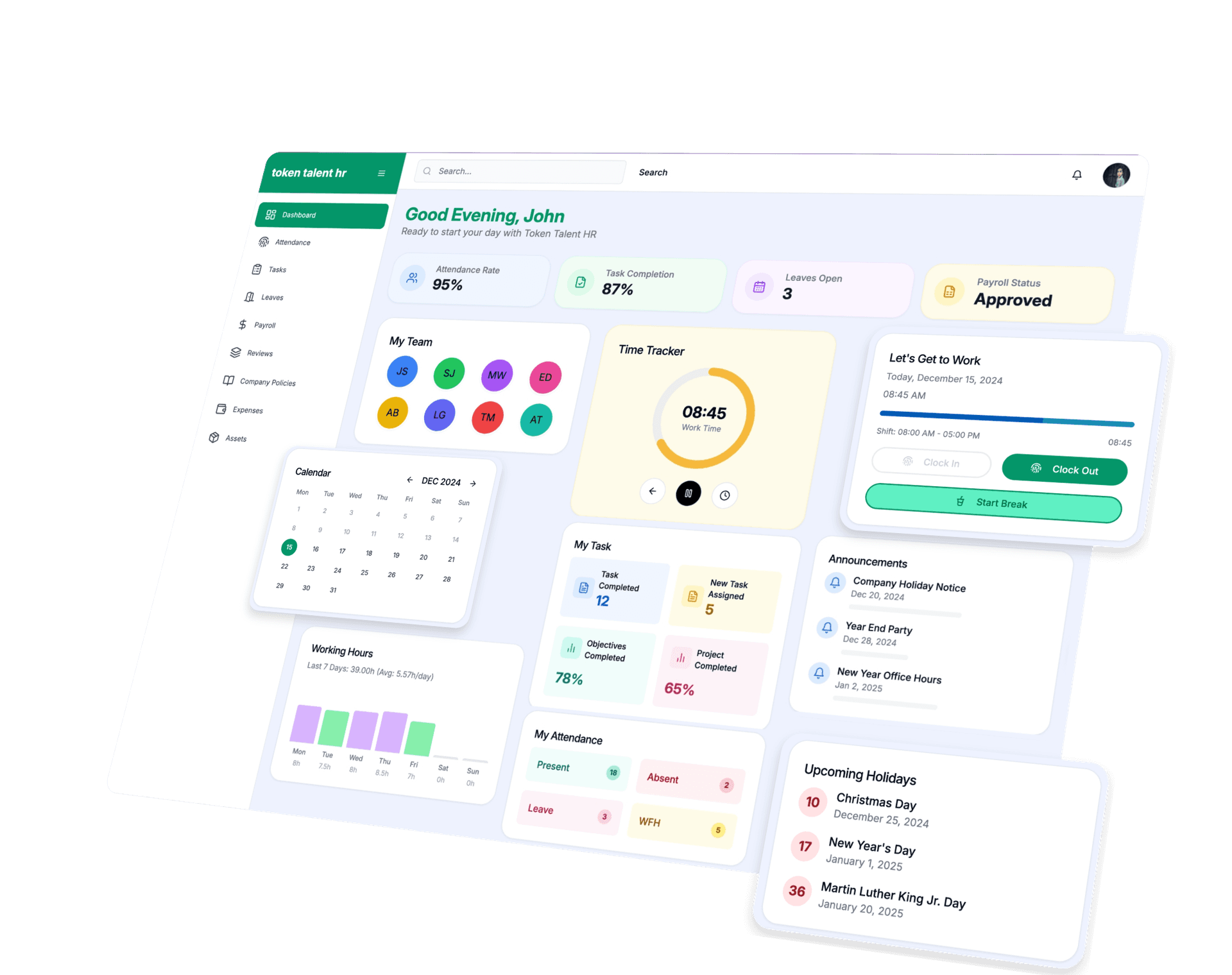 Employee Token System Employee Portal | Employee Self-Service Portal | Employee Management ...